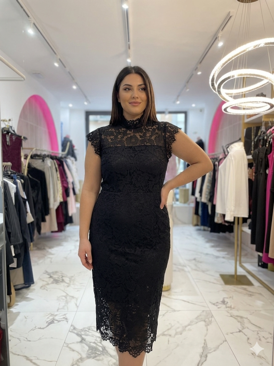 Abito in pizzo Curvy - immagine 2