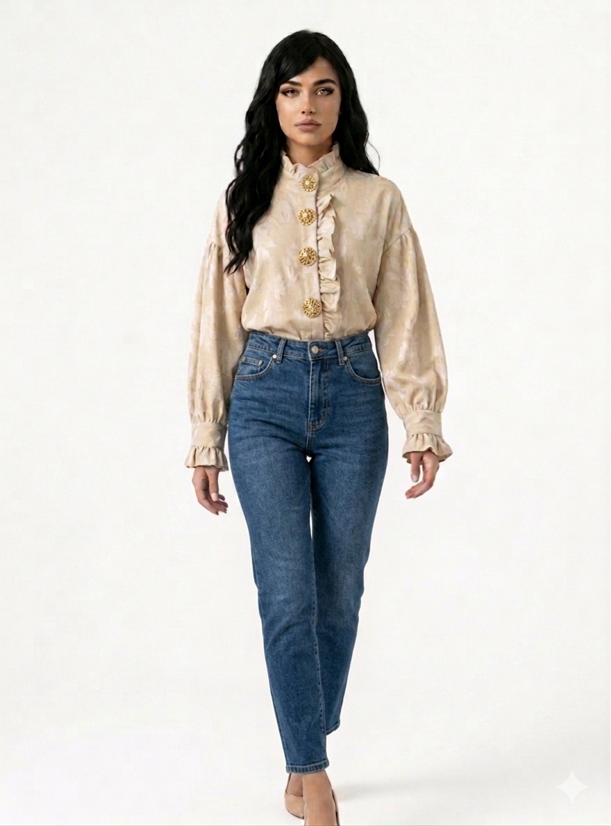 Blusa volant