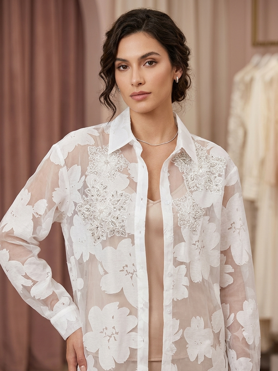 Camicia organza - immagine 2