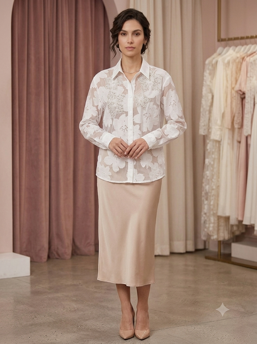 Camicia organza - immagine 4