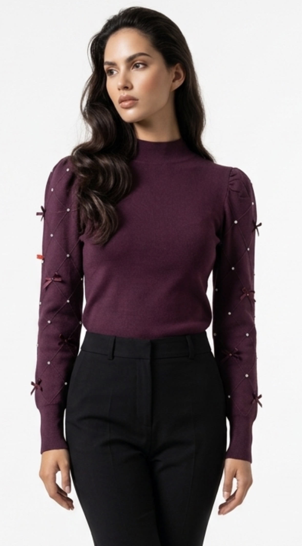 Blusa fiocchi e strass - immagine 5